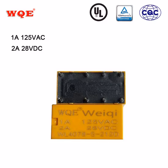 Signal Relay Indicating Relay 8 Pin Relays Low Power Relay Wl4078 Communication Relay for Household Appliance / Auto Control / Communicate Device
